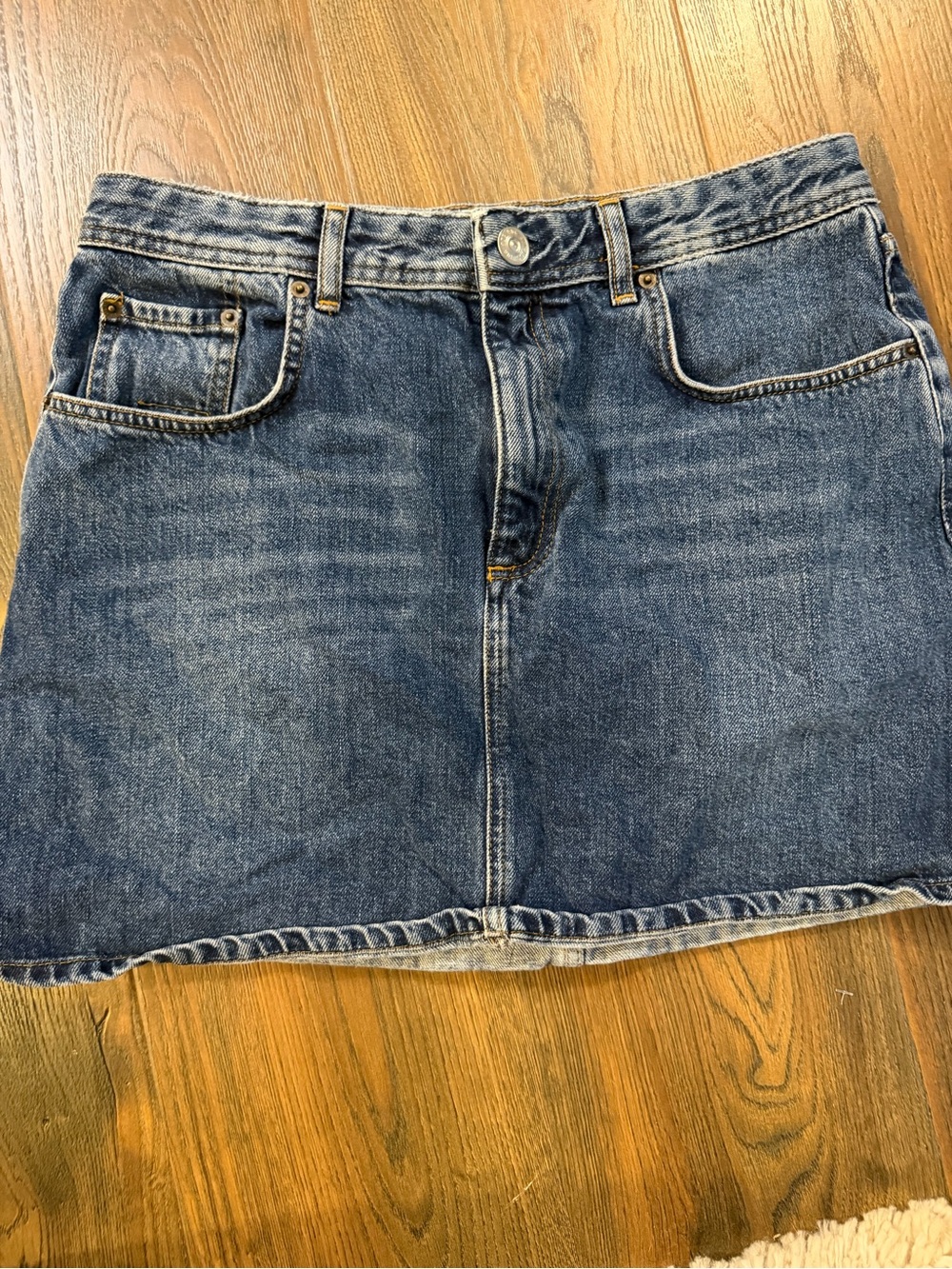 Urban Outfitters BDG Dark Blue Denim Mini Skirt- Y2K vintage vibe